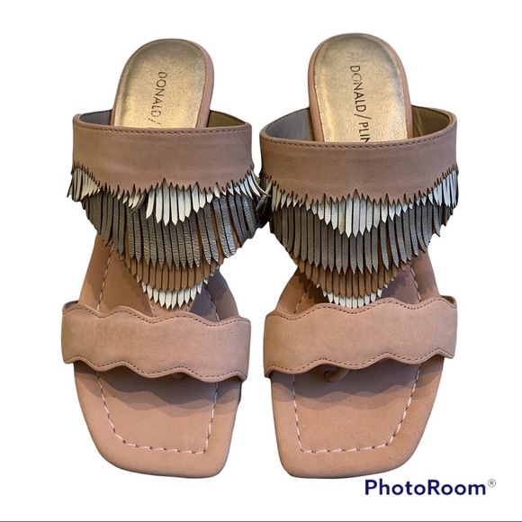 Donald J Pliner Darcie Slide Sandal Rose Bone - Picture 2 of 11